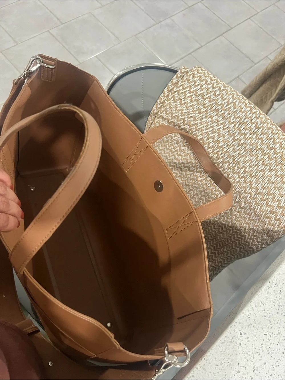 Calpak roomy leather